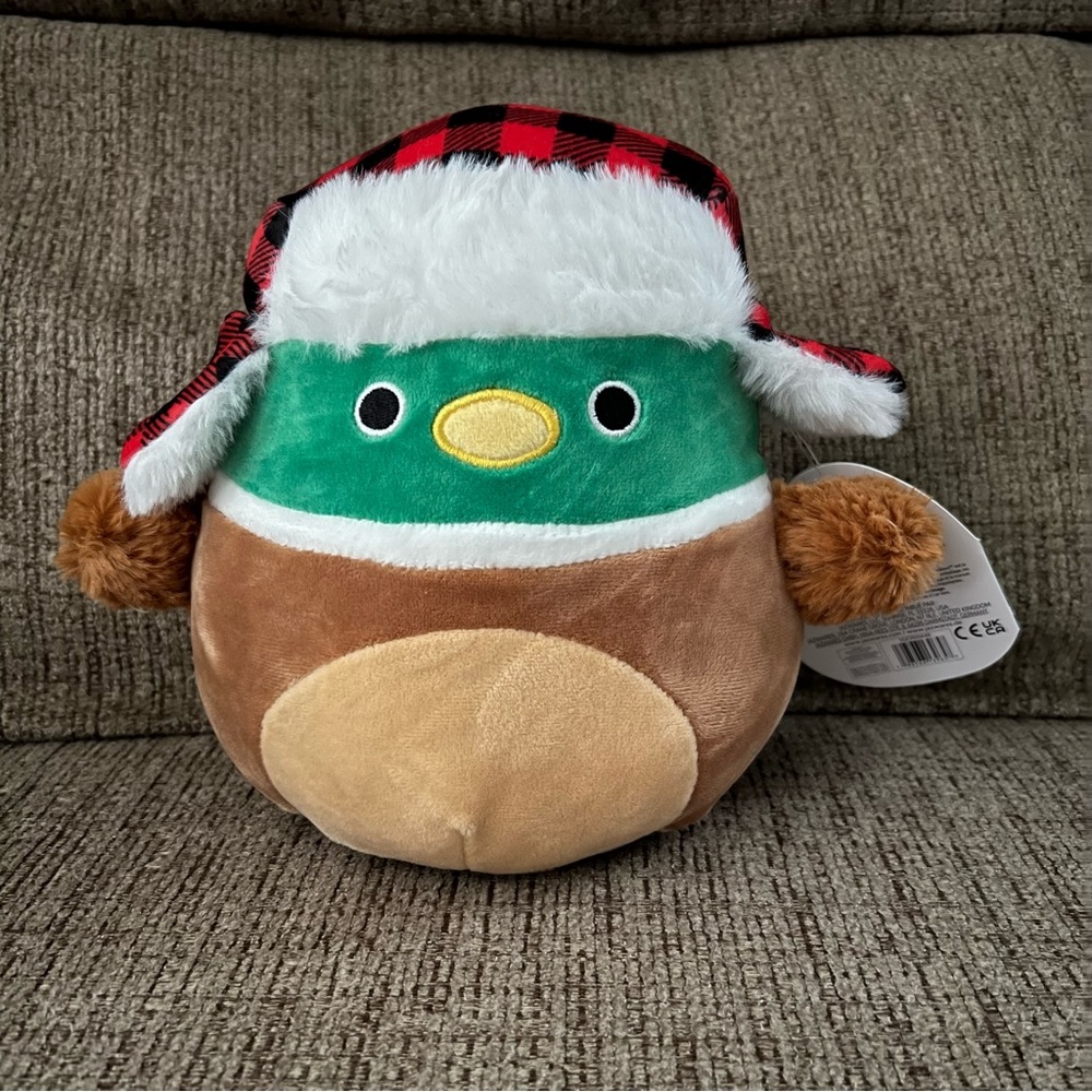 Squishmallows Avery the Mallard Duck 7" Holiday 2022